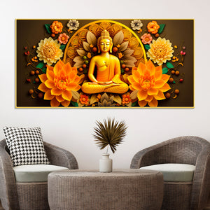 Creative Buddha Canvas Painting for Wall Decoration