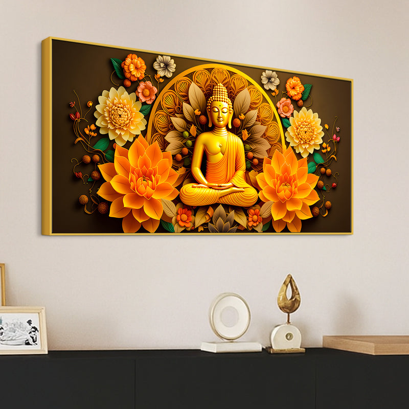 Creative Buddha Canvas Painting for Wall Decoration