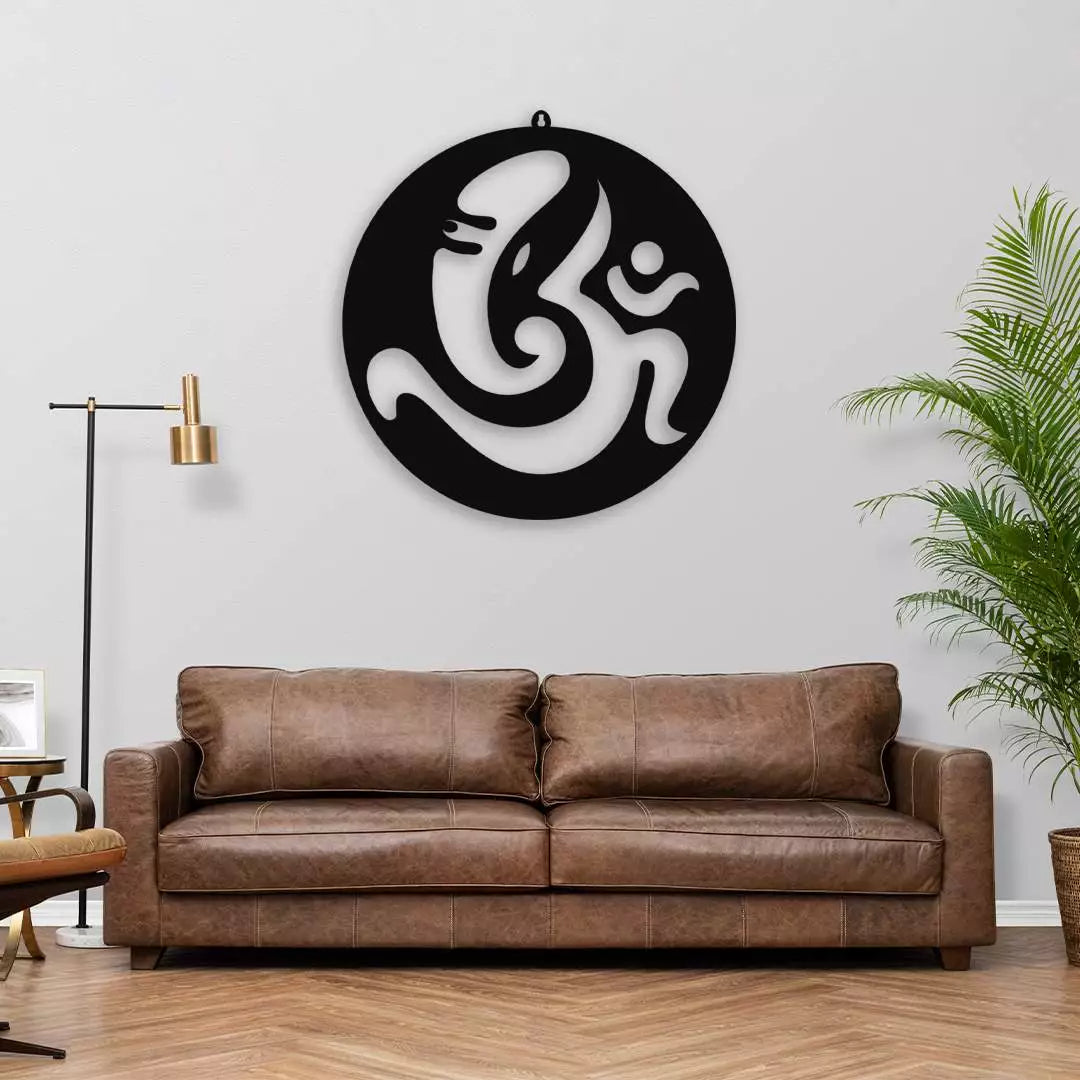 Creative Om Ganesh LED Wall Art Light for Meditation and Wall Decor