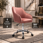 curved-arm-pink-velvet-office-chair-for-comfort-and-style