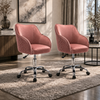 curved-arm-pink-velvet-office-chair-for-comfort-and-style