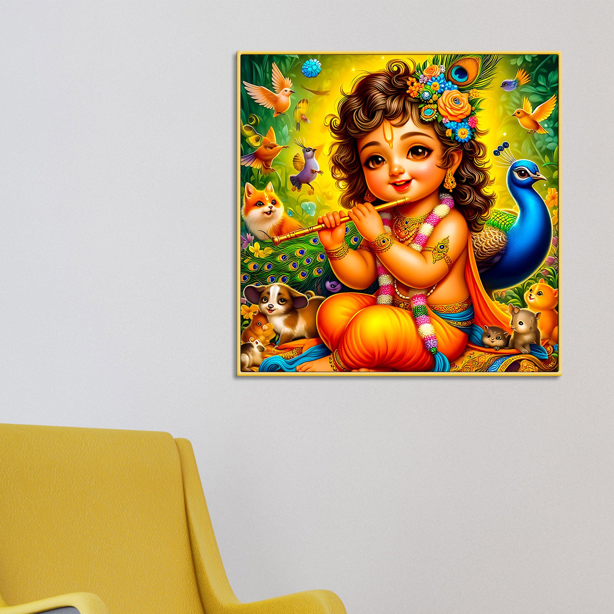 cute-bal-krishna-playing-flute-canvas-wall-painting