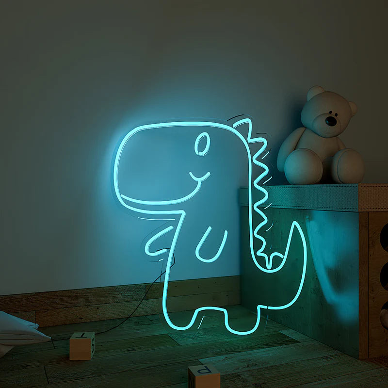 Cute Little Dinosaur Design Neon LED Light