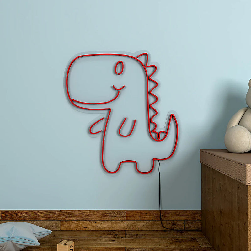 Cute Little Dinosaur Design Neon LED Light