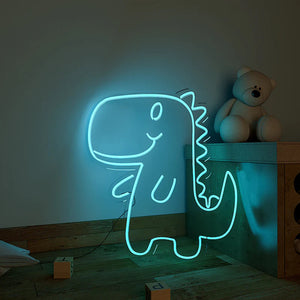 Cute Little Dinosaur Design Neon LED Light