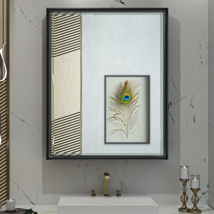 Cyrille Modern Recessed or Surface Mount Mirror Cabinet