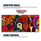 Dance & Music Instruments Canvas Wall Painting