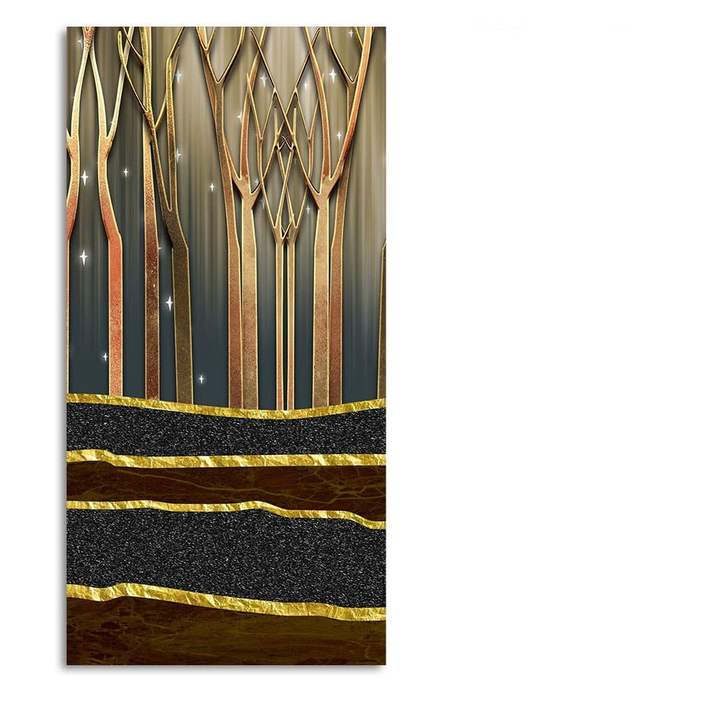 Dead Forest Landscape Modern Abstract Art Canvas Wall Painting