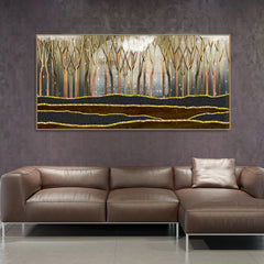 Dead Forest Modern Abstract Art Canvas Wall Painting