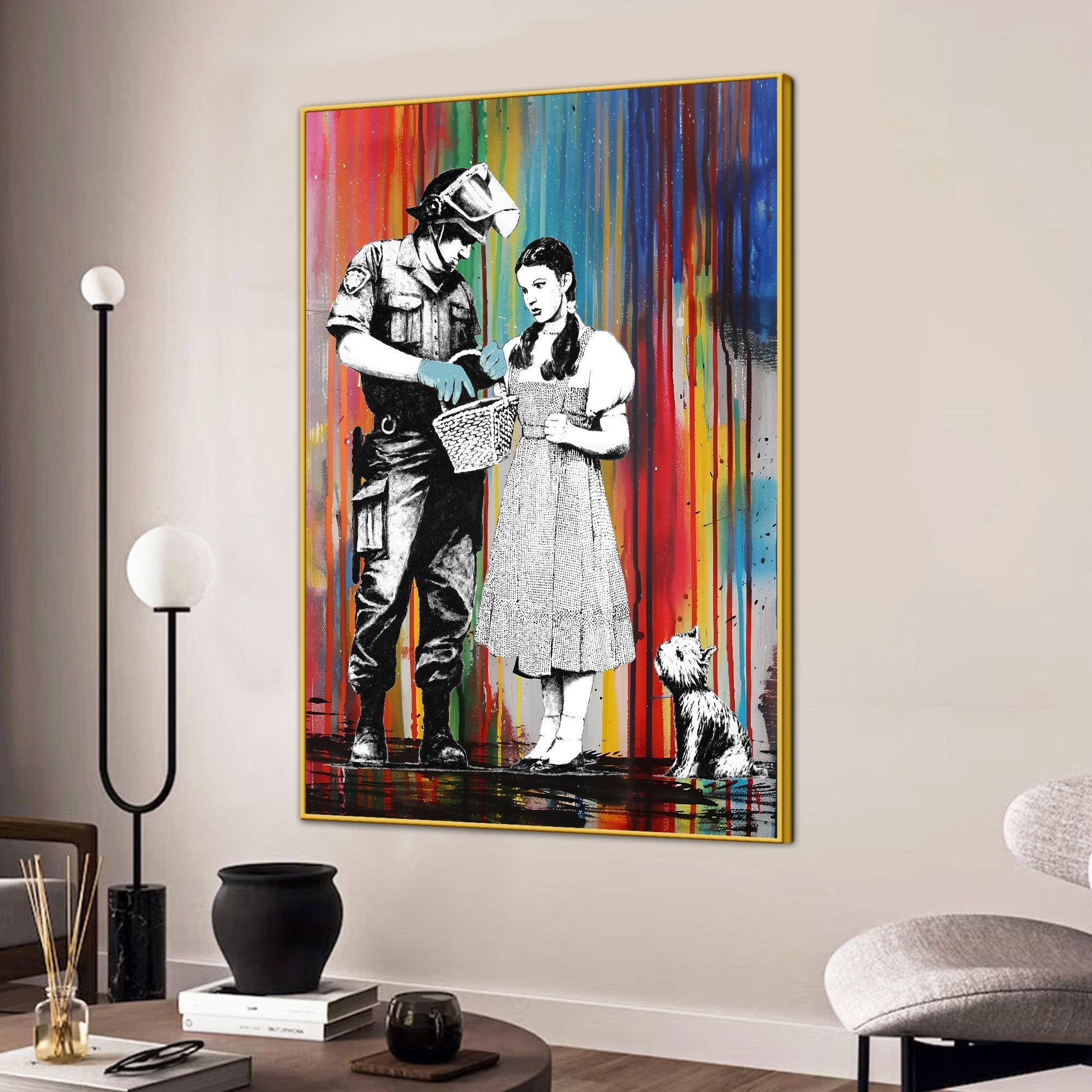 Death Nyc Cotton Canvas Wall Painting