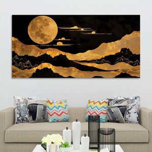 Decorative Abstract Mountain Canvas Wall Art Painting