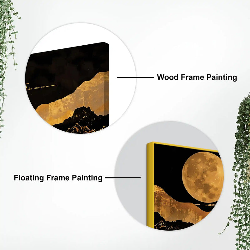 Decorative Abstract Mountain Canvas Wall Art Painting