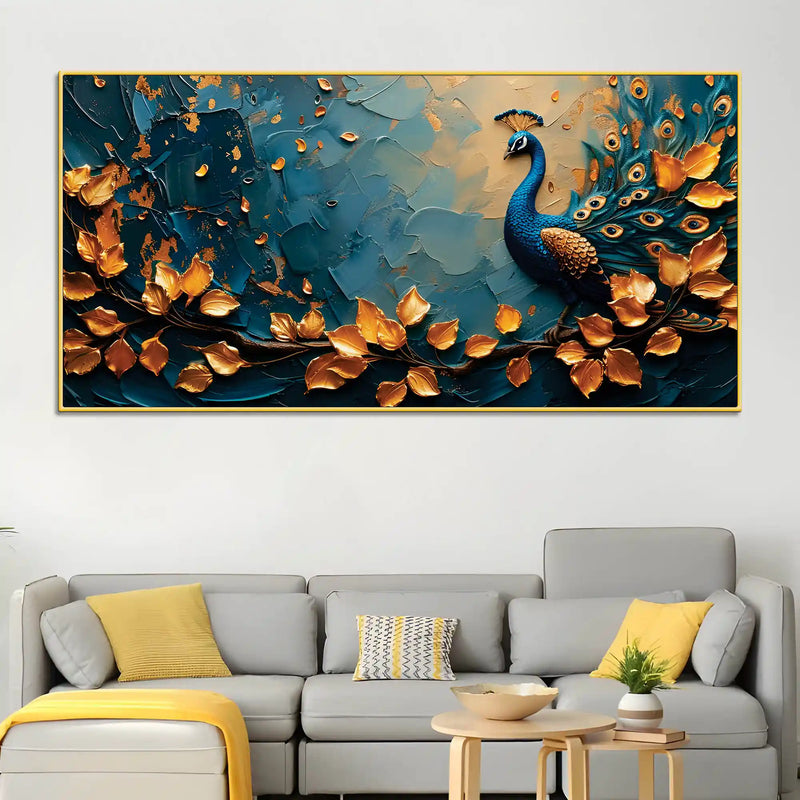 decorative-abstract-peacock-canvas-wall-art-painting
