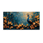 Decorative Abstract Peacock Canvas Wall Art Painting