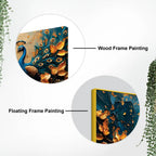 Decorative Abstract Peacock Canvas Wall Art Painting