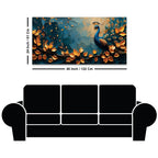 Decorative Abstract Peacock Canvas Wall Art Painting