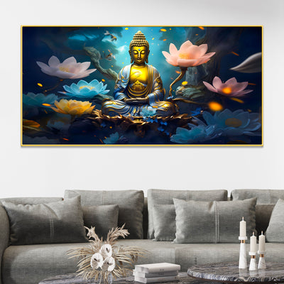 decorative-buddha-canvas-painting