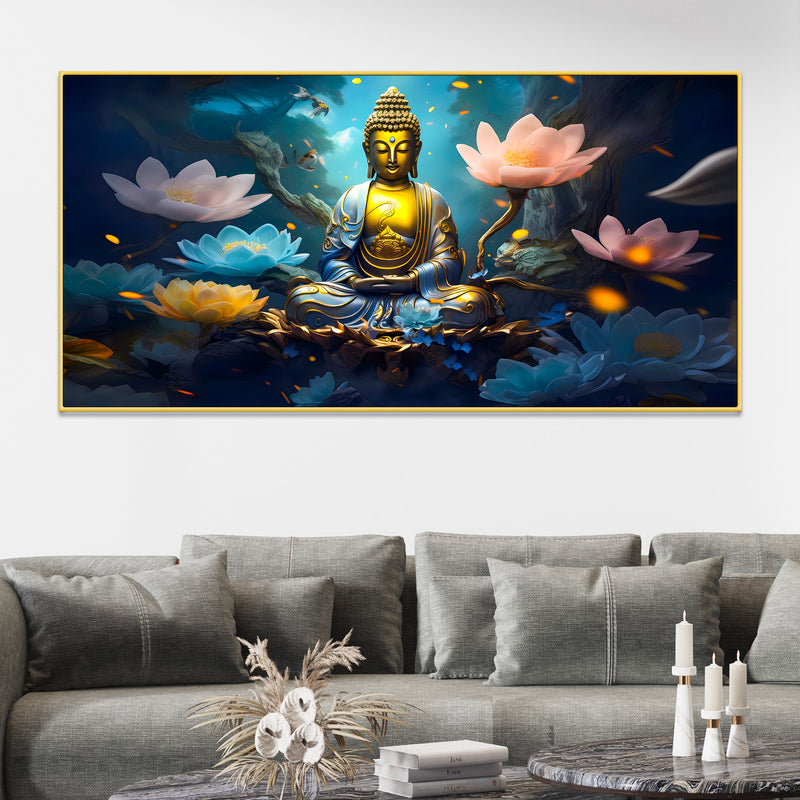 decorative-buddha-canvas-painting