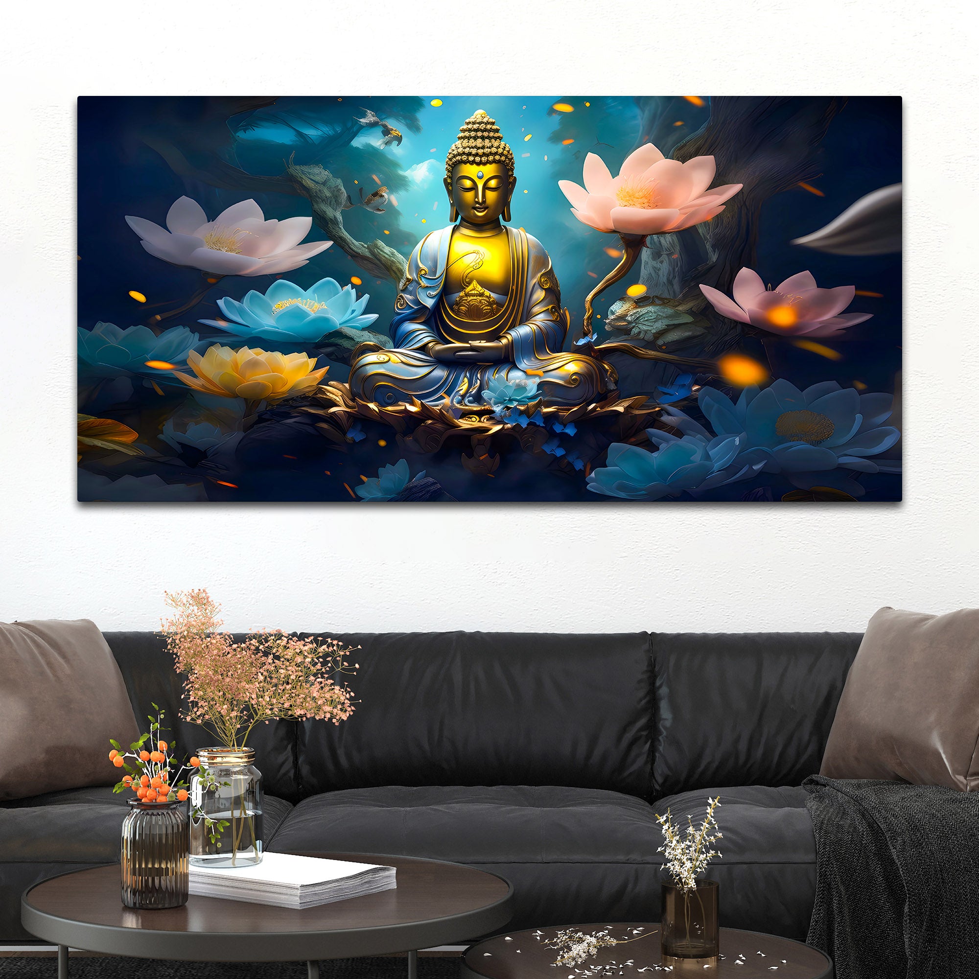 Decorative Buddha Canvas Painting