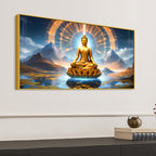 Decorative Buddha Canvas Painting for Living Room Wall
