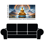 Decorative Buddha Canvas Painting for Living Room Wall