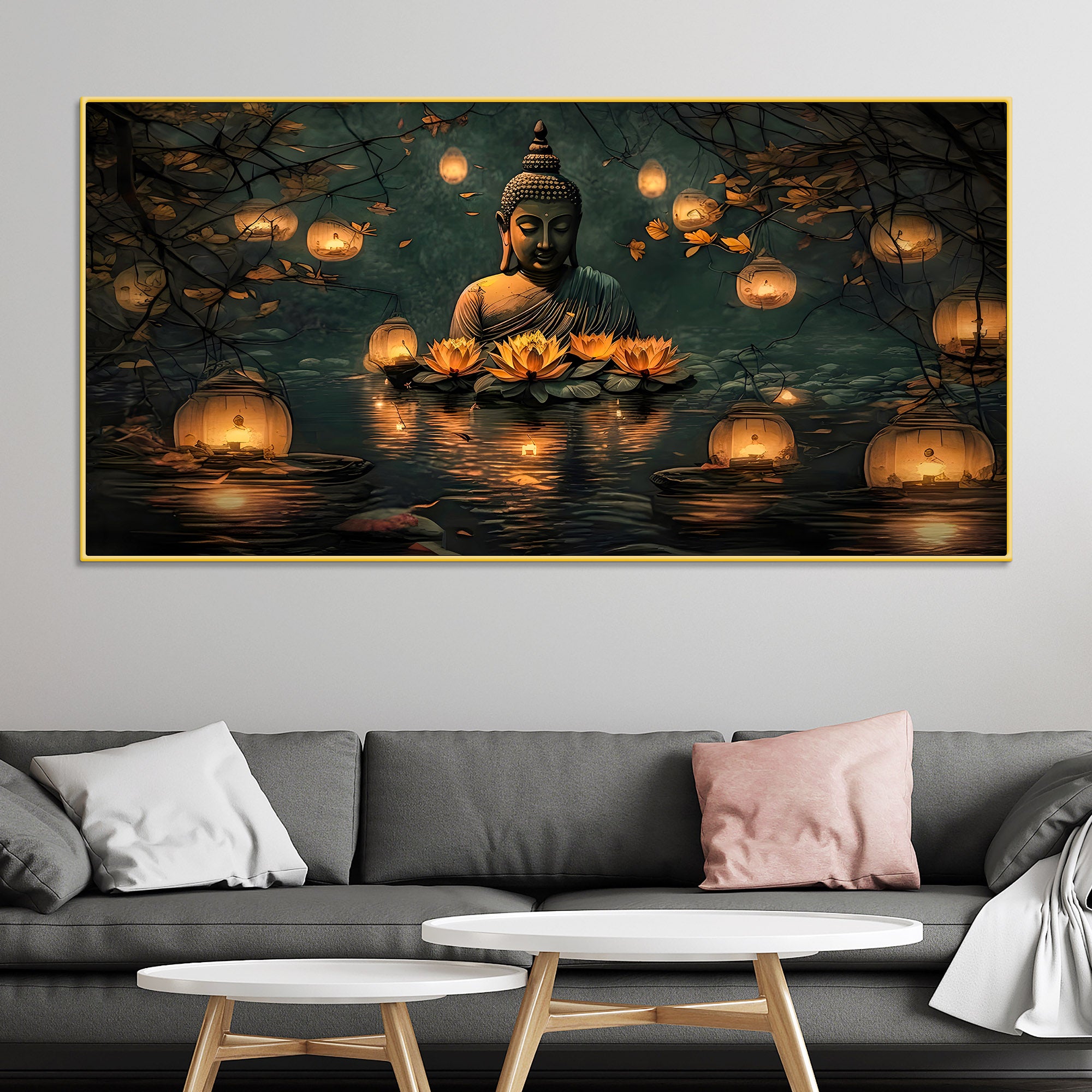 decorative-buddha-canvas-wall-painting