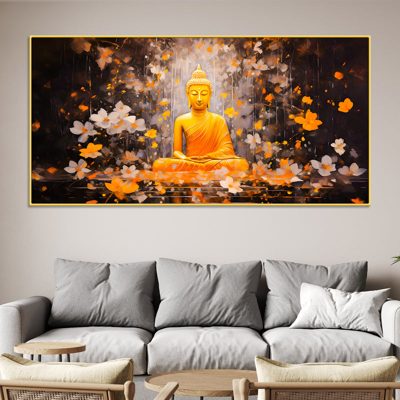 Decorative Buddha Canvas Wall Painting for Premium Home Styling
