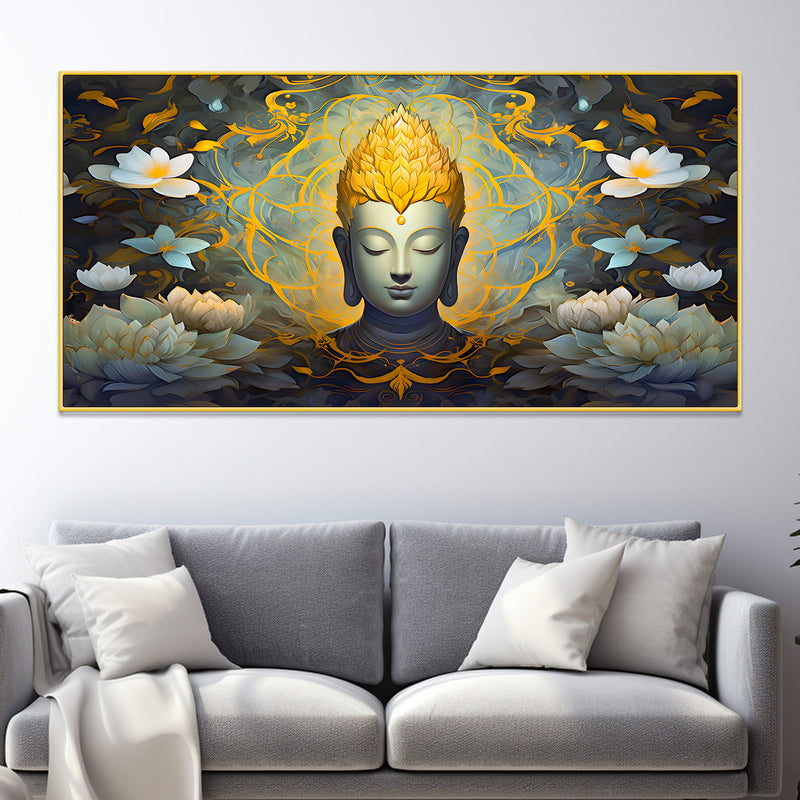 Decorative Buddha Wall Canvas for Home Décor