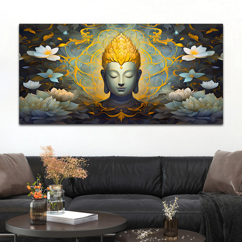 Decorative Buddha Wall Canvas for Home Décor
