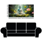 Decorative Buddha Wall Décor Painting for Living Room & Bedroom