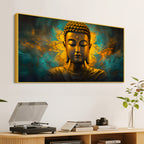 Decorative Buddha Wall Painting for Elegant Spaces