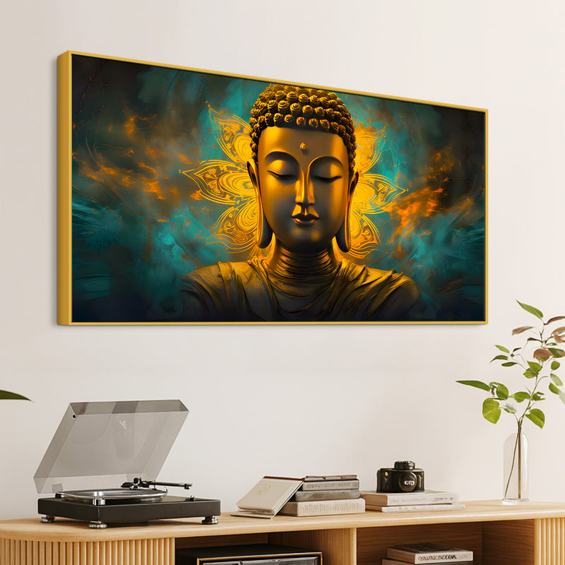 Decorative Buddha Wall Painting for Elegant Spaces