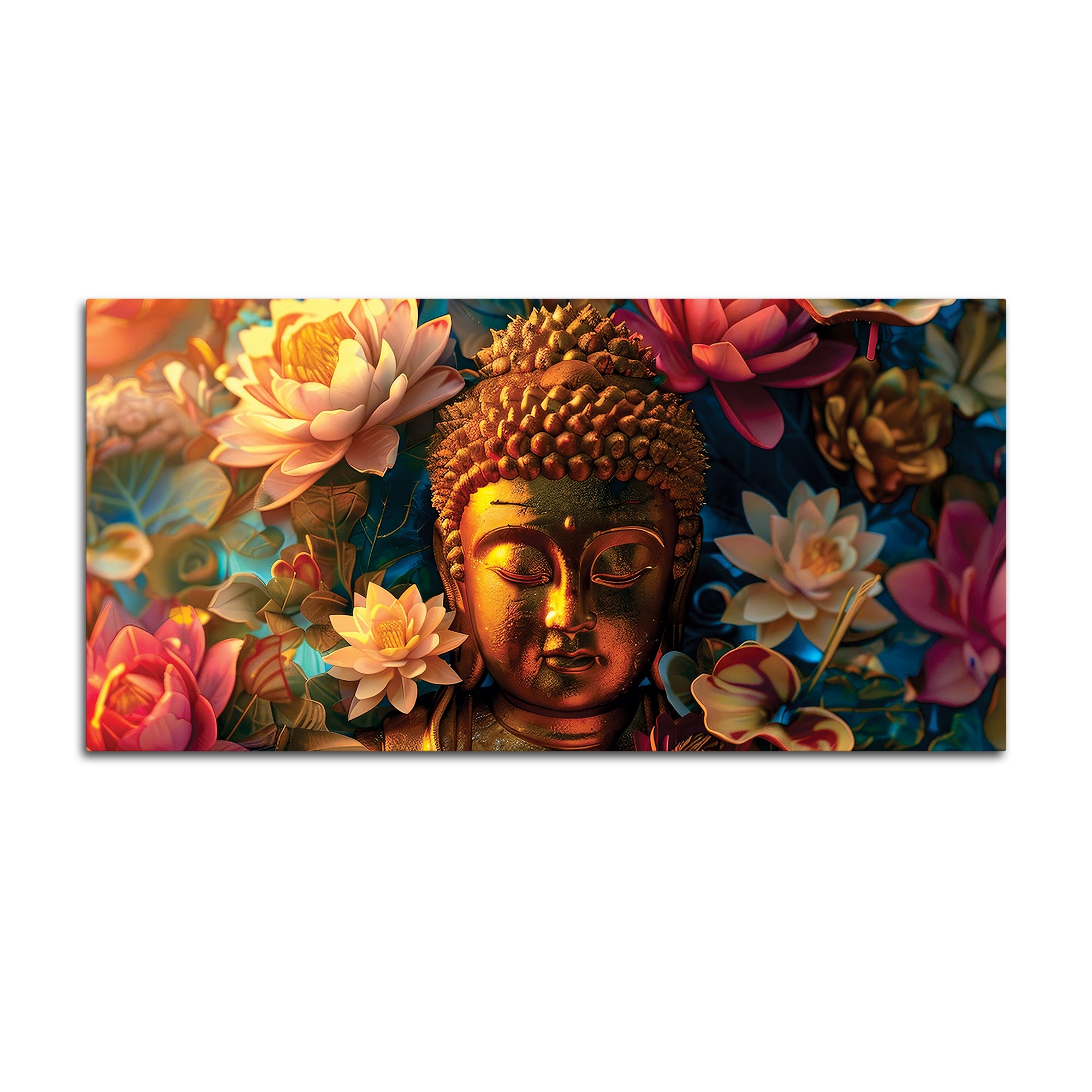Decorative Buddha Wall Painting for Interior Decor