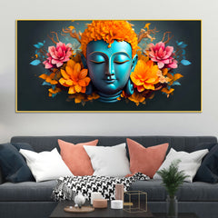decorative-buddha-wall-painting-on-canvas-for-modern-home