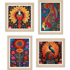 Decorative Colorful Wall Art Frame Set of 4
