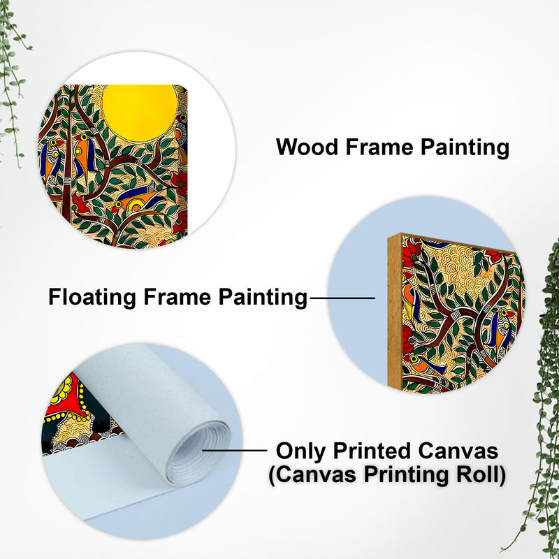 Decorative Elephant Canvas Wall Painting | Nature Inspired Wall Décor