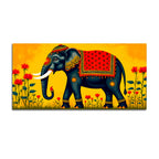 Decorative Elephant Wall Painting | Premium Canvas Painting