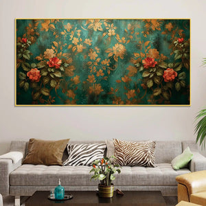 Decorative Floral Canvas Wall Painting for Home Decor