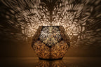 Decorative Floral Laser Cut Table Light
