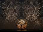 Decorative Floral Laser Cut Table Light