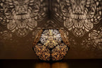Decorative Floral Laser Cut Table Light