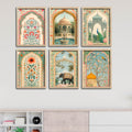 Decorative Floral Wall Frame Set of Six for Home & Office