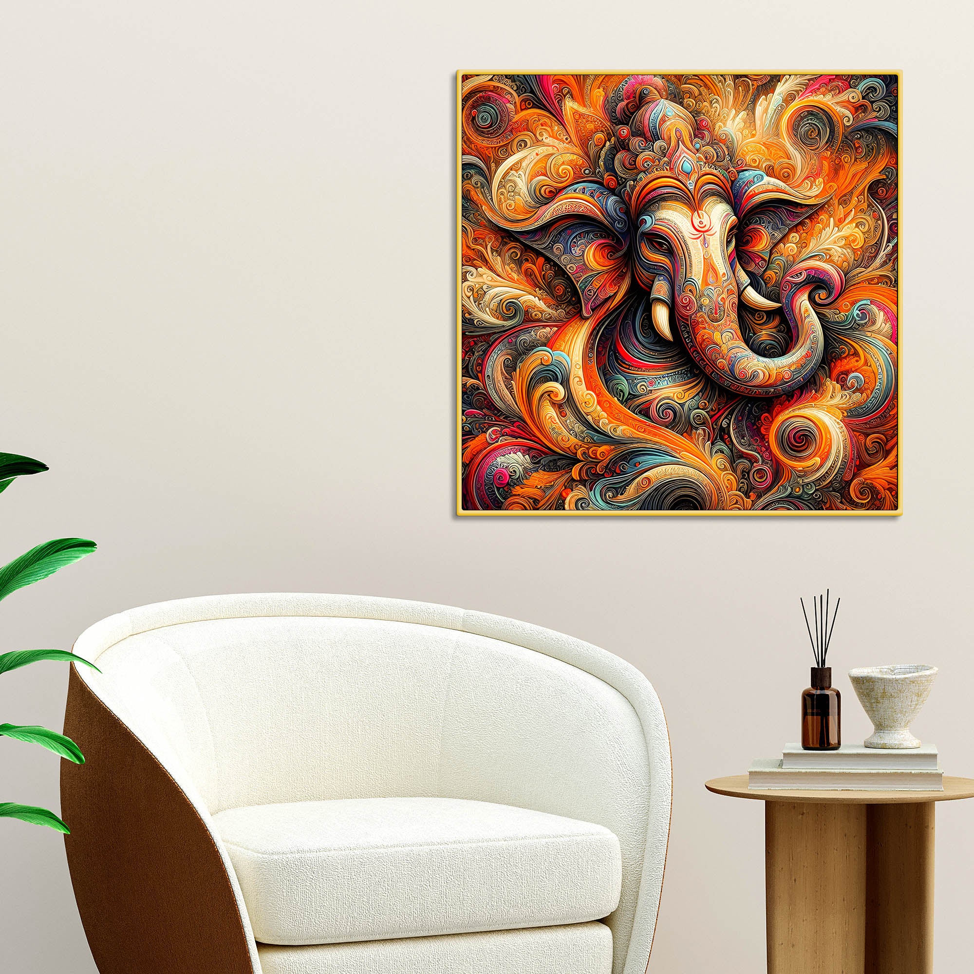 Decorative Ganesh Ji Painting