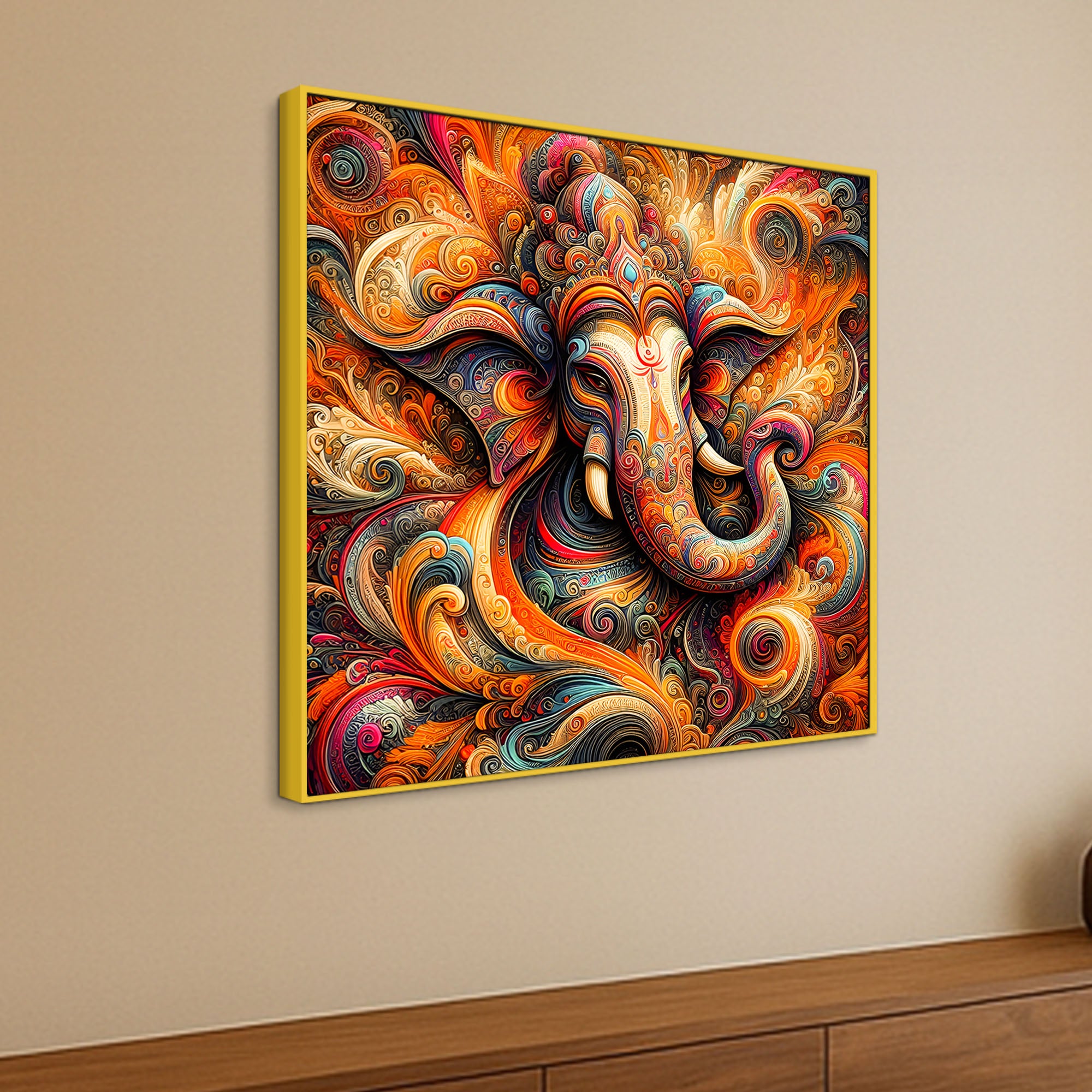 Decorative Ganesh Ji Painting