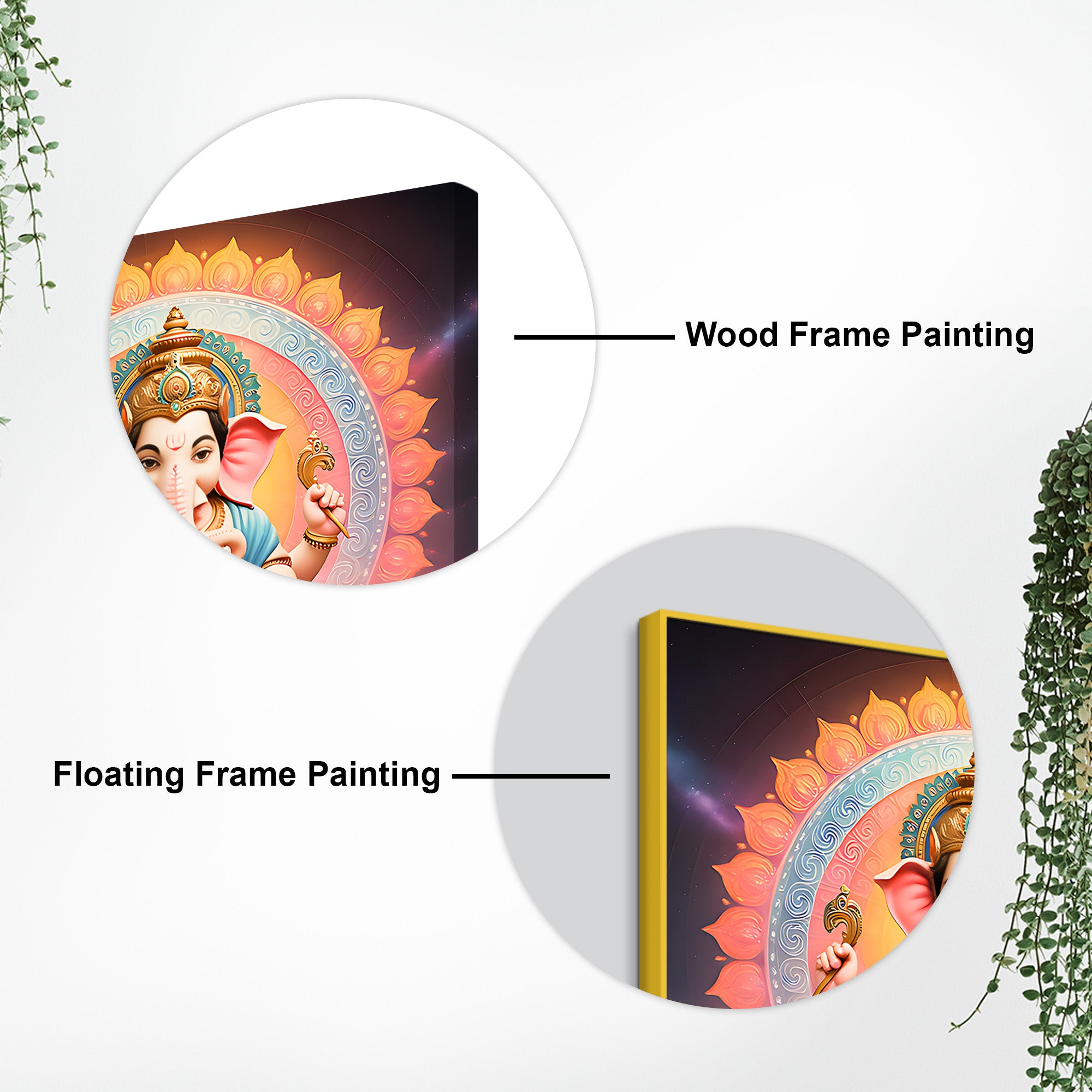 Decorative Hindu God Ganesha Painting