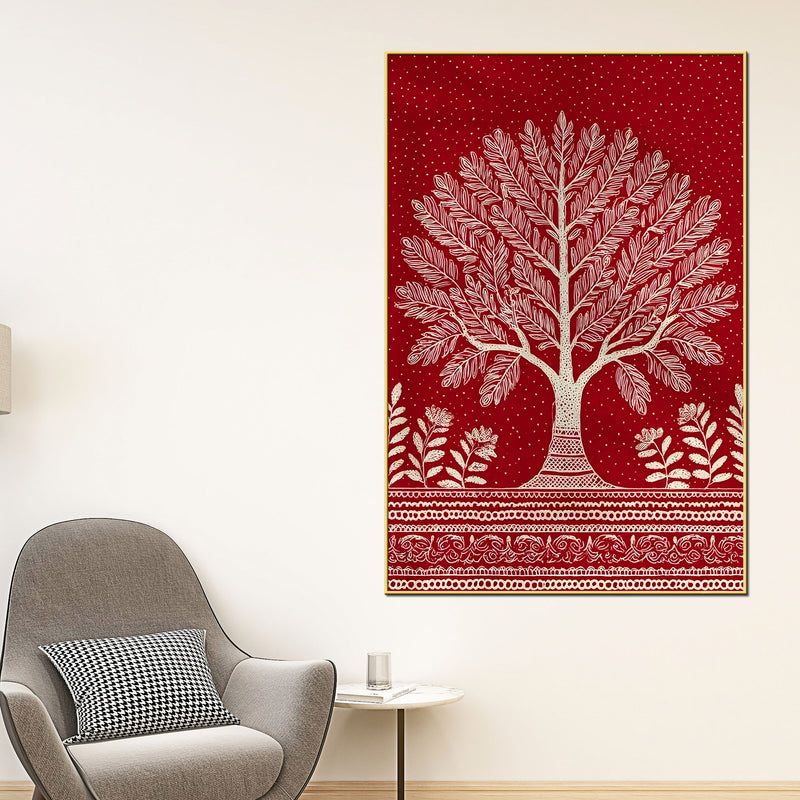 decorative-indian-tree-canvas-wall-painting-for-wall-decoration