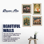 Decorative Indian Wall Art Frame Set of 4