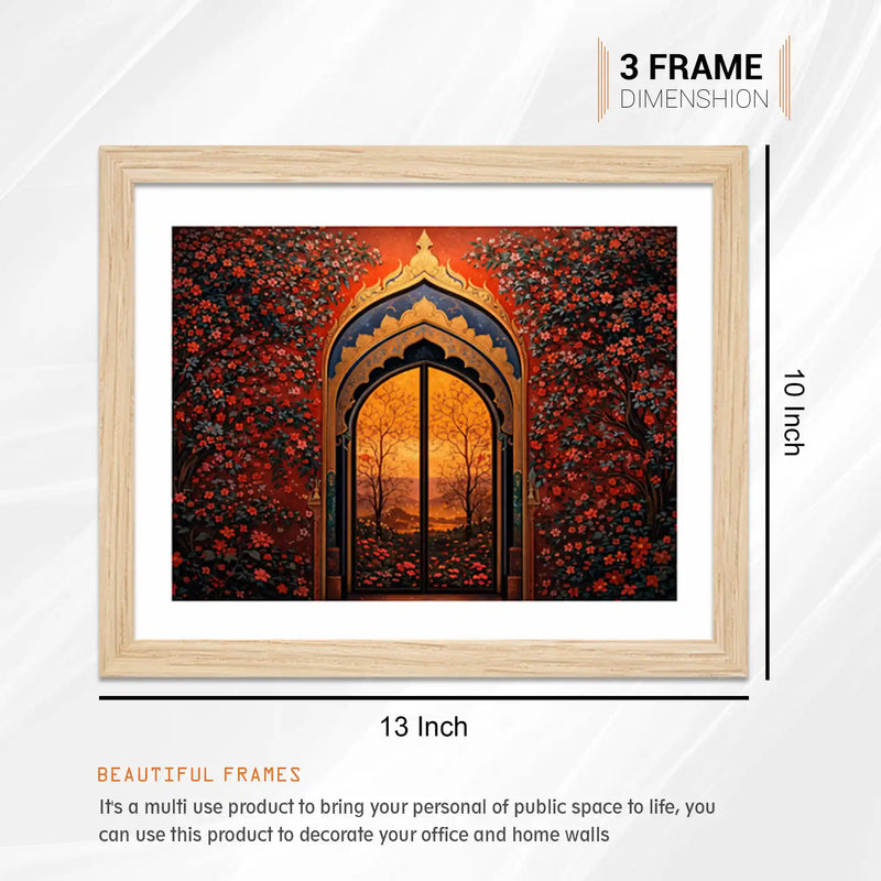 Decorative Indian Wall Art Frame Set of 6