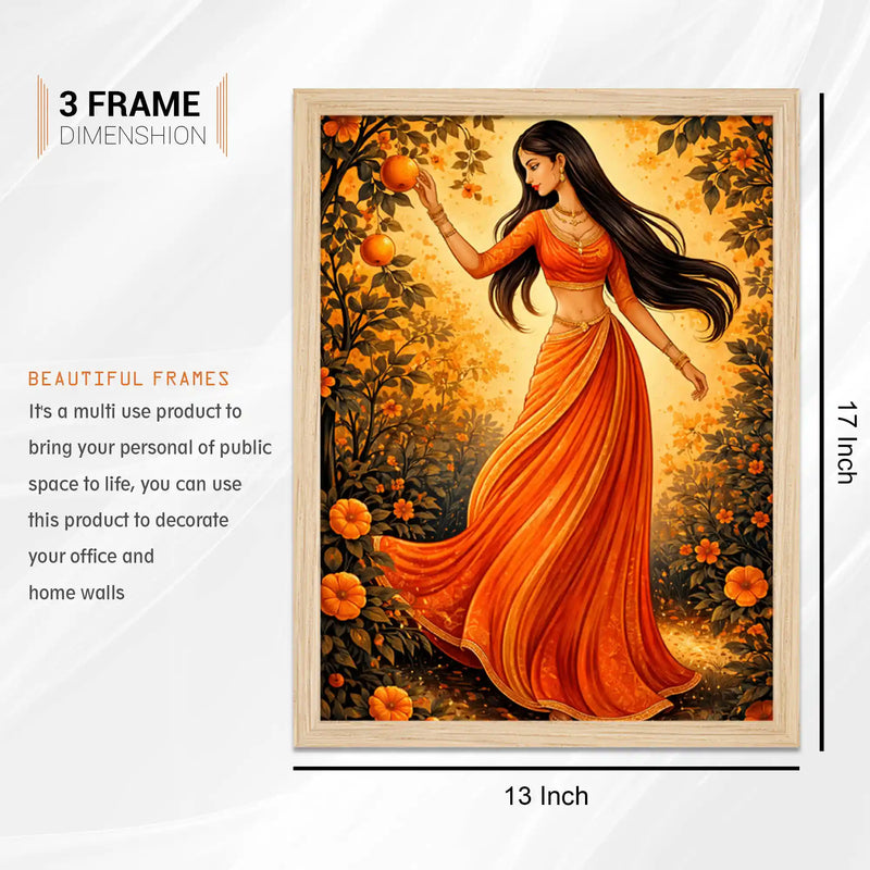 Decorative Indian Wall Art Frame Set of 6
