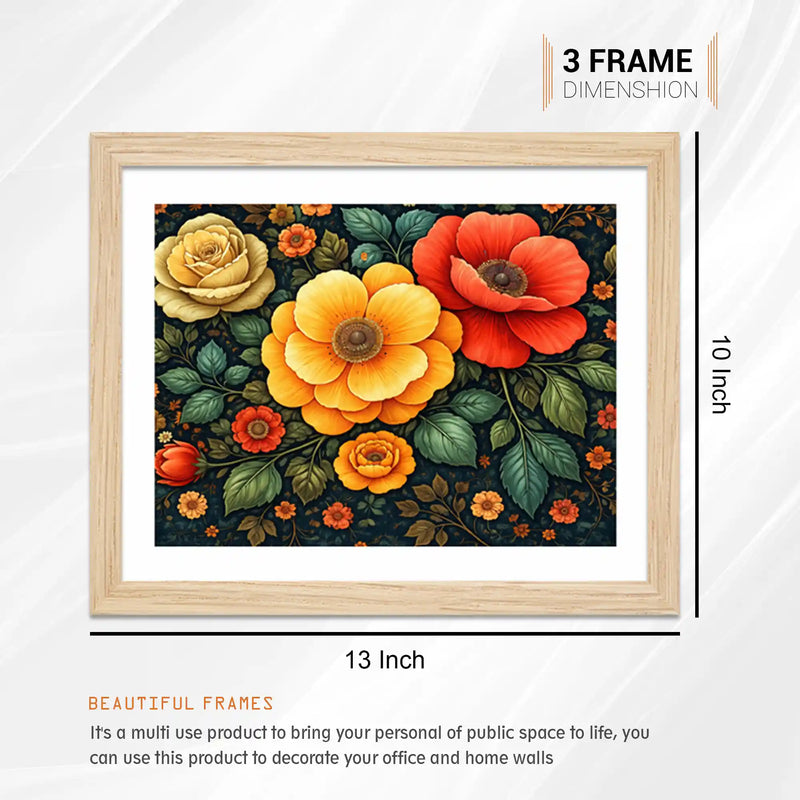 Decorative Indian Wall Art Frame Set of 6